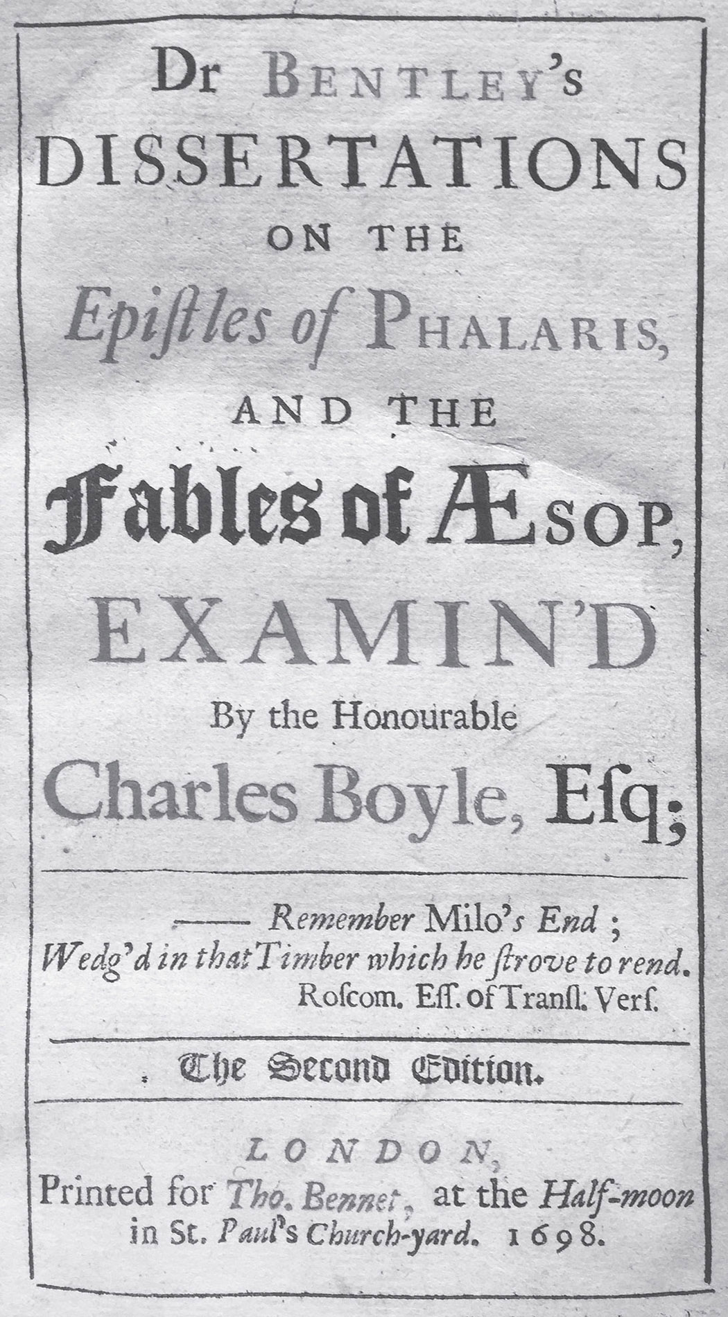 图21：与扉页所述相反，《博伊尔对本特利》主要由博伊尔的导师和几位大学朋友撰写。
